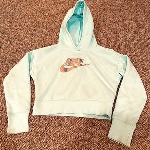Nike crop hoodie sweatshirt